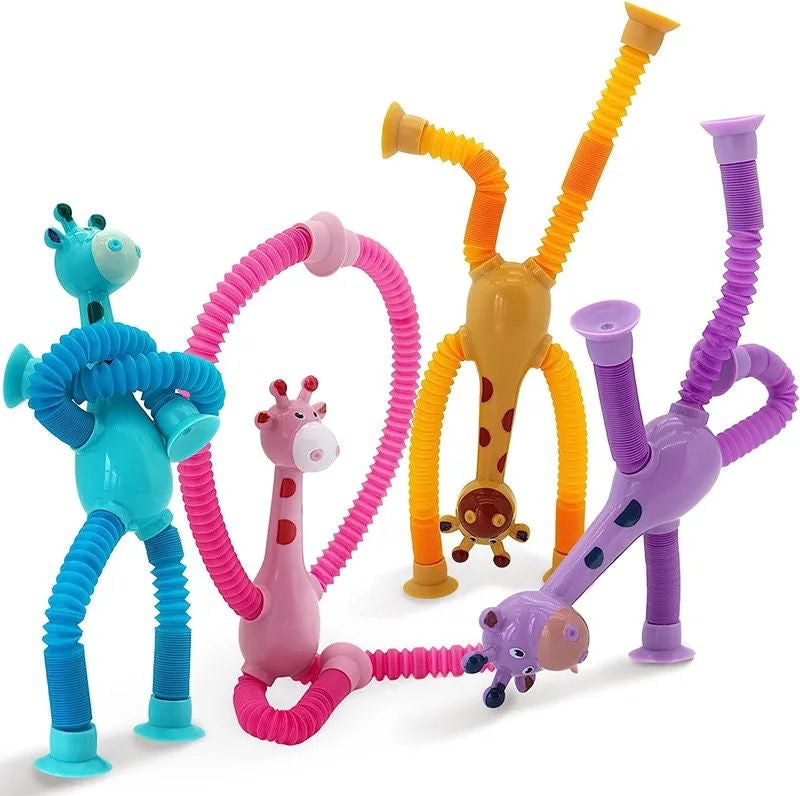 Telescopic Giraffe Toy (4pcs)