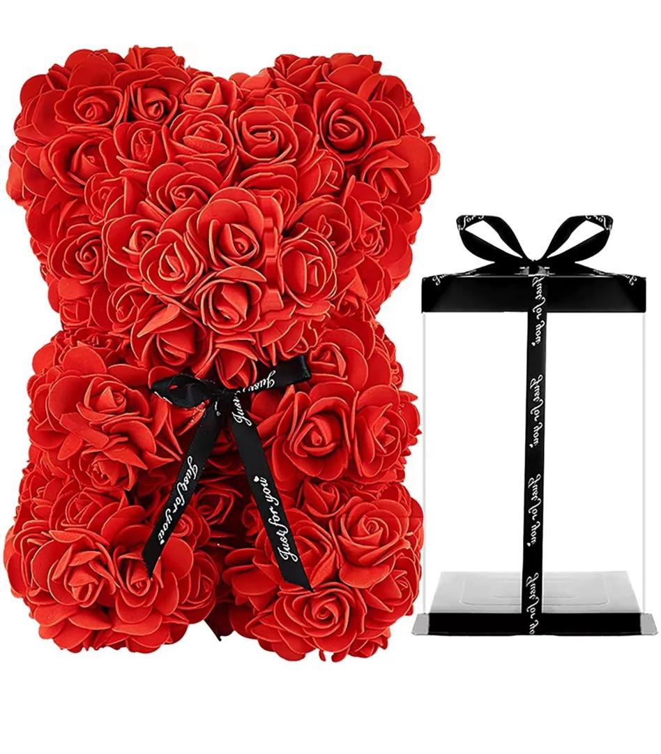 Rose Bear Valentine Box