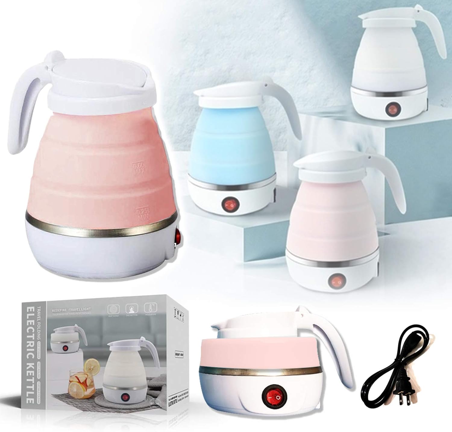 Foldable Electric Travel Kettle