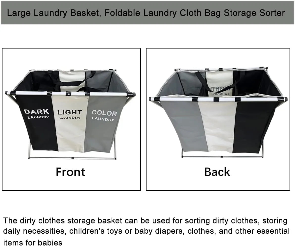 Laundry Basket Bags 3 in 1
