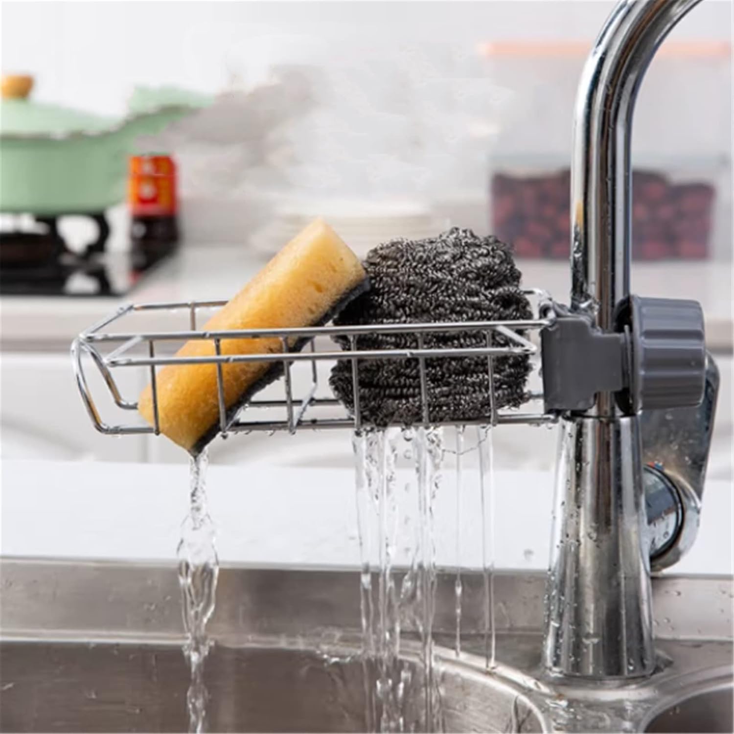 Adjustable Faucet Rack