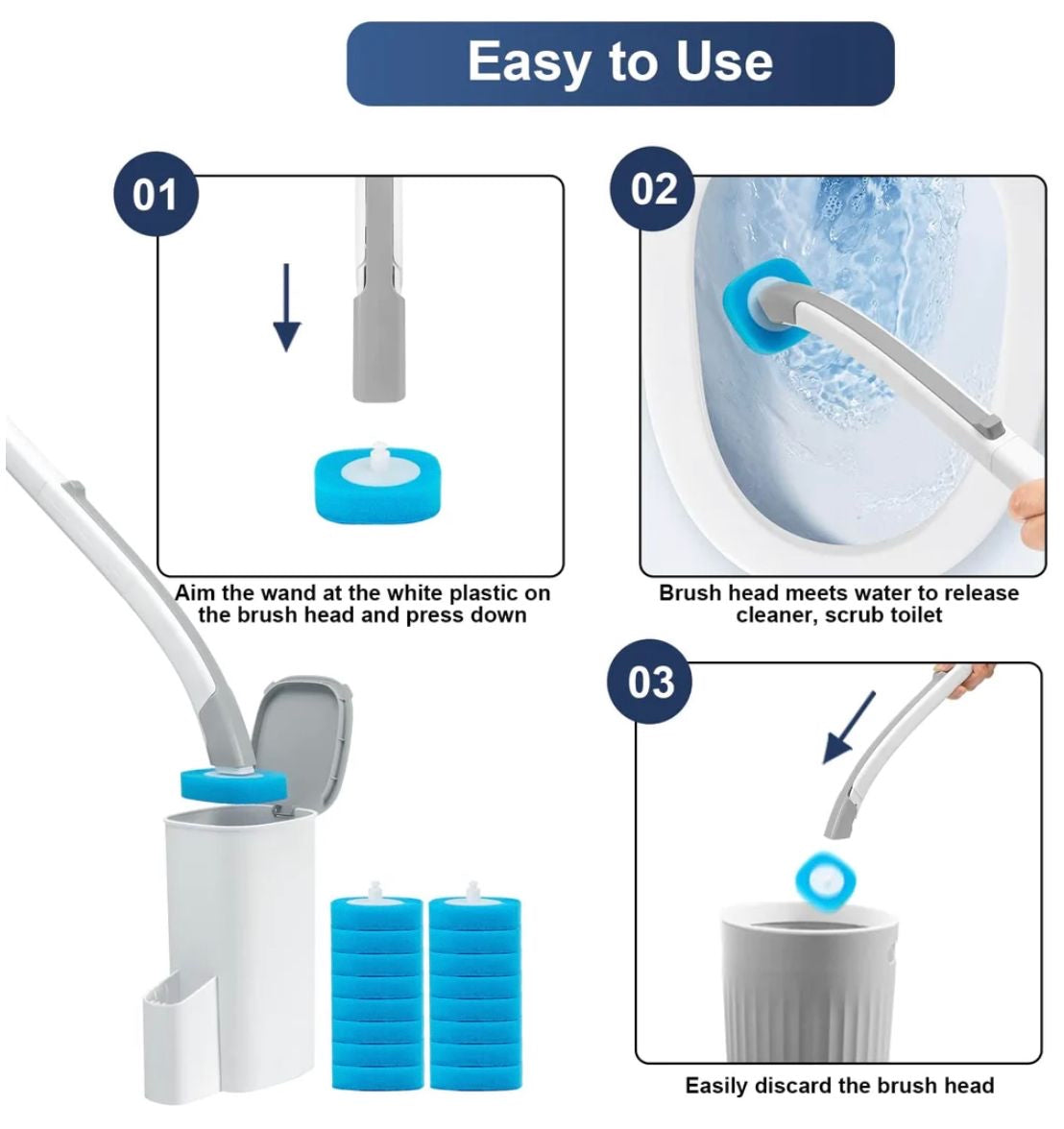 Disposable Toilet Cleaning System