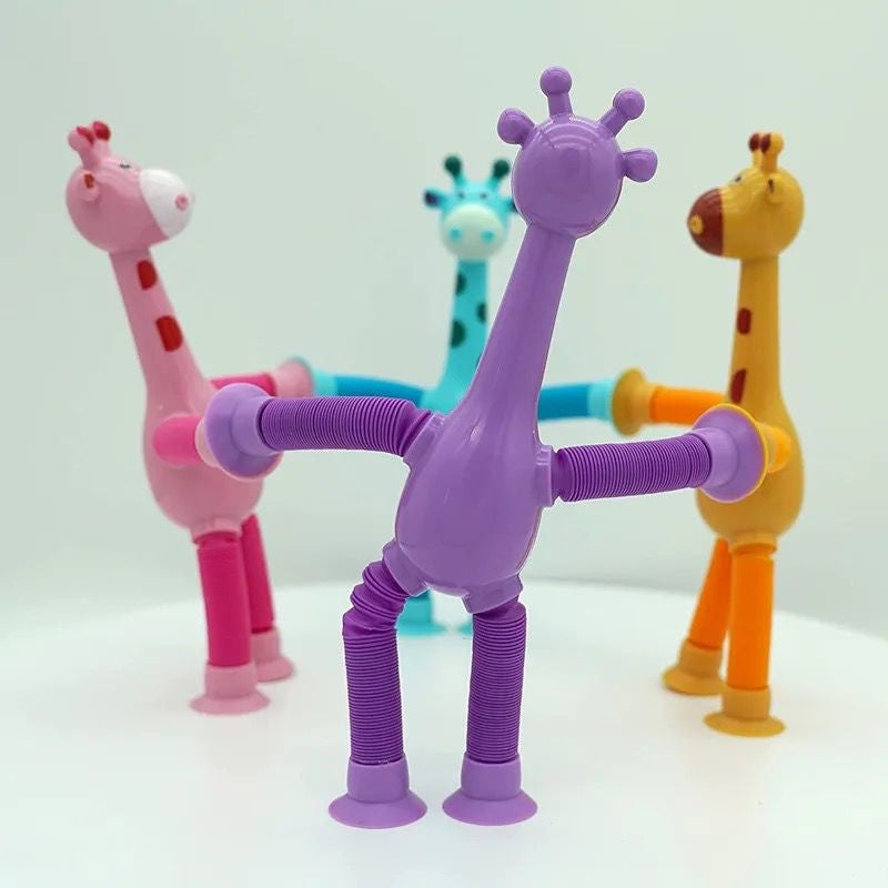 Telescopic Giraffe Toy (4pcs)