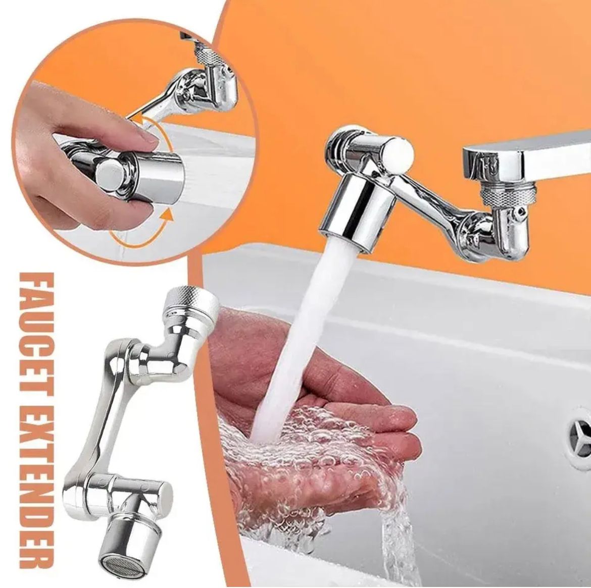 Universal 1080 Degree Faucet Sink