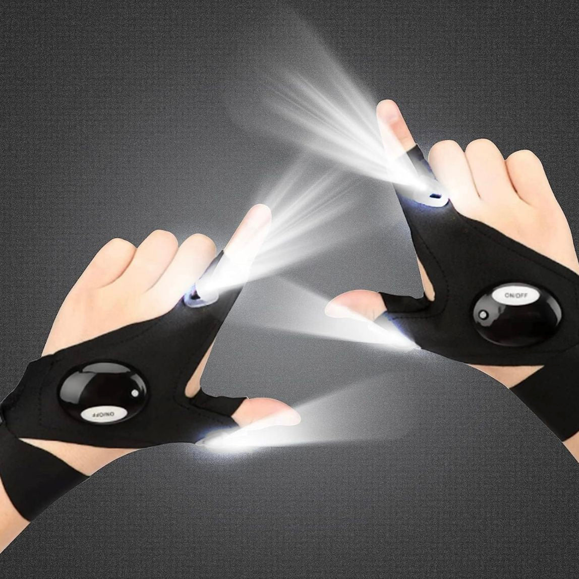 LED Flashlight Gloves (1pair)